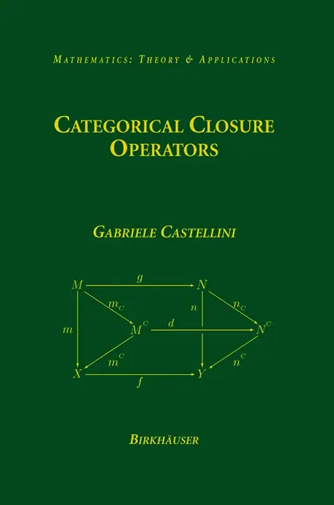 Cover of Categorical Closure Operators
