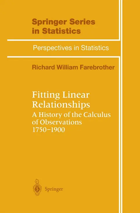 Cover of Fitting Linear Relationships
