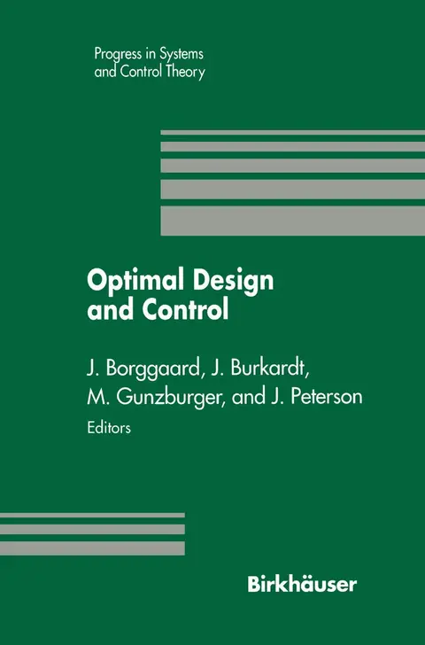 Cover of Optimal Design and Control