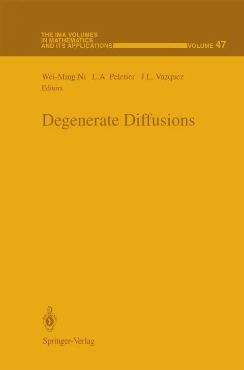 Cover of Degenerate Diffusions