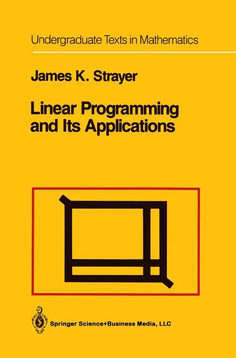 Cover of Linear Programming and Its Applications