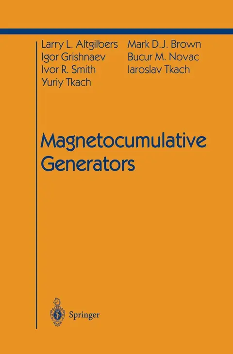 Cover of Magnetocumulative Generators