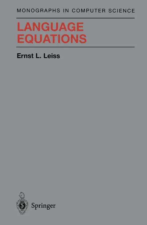 Cover of Language Equations
