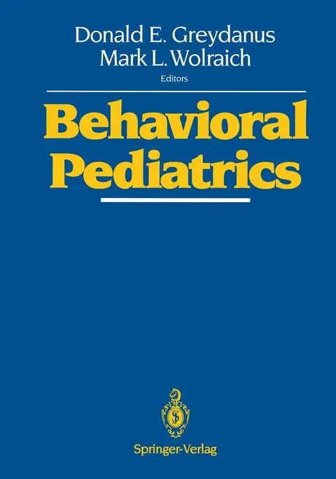 Cover of Behavioral Pediatrics