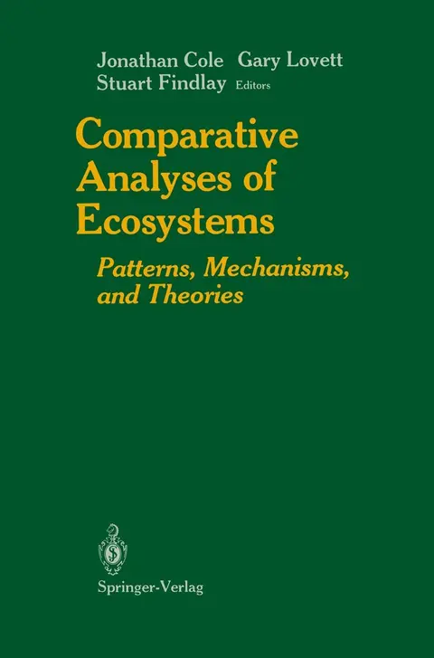 Cover of Comparative Analyses of Ecosystems
