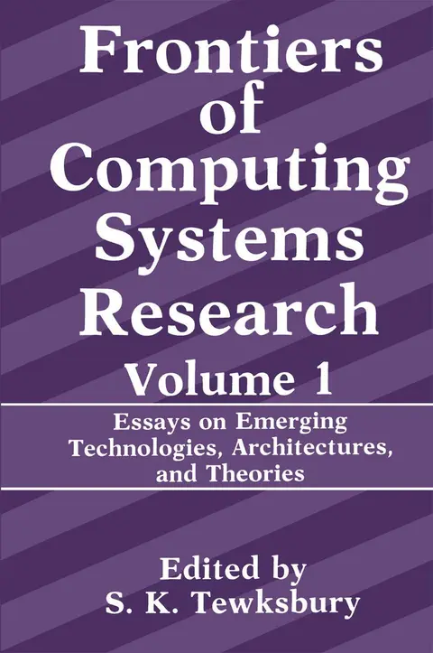 Cover of Frontiers of Computing Systems Research