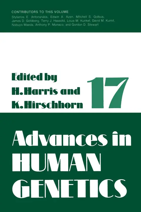 Cover of Advances in Human Genetics 1