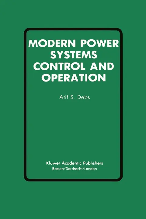 Cover of Modern Power Systems Control and Operation