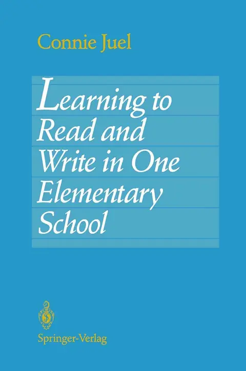 Cover of Learning to Read and Write in One Elementary School