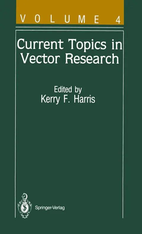 Cover of Current Topics in Vector Research