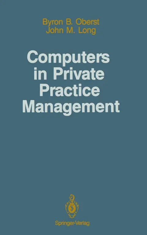 Cover of Computers in Private Practice Management