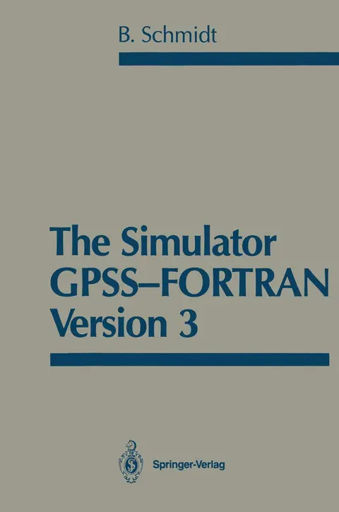 Cover of The Simulator GPSS-Fortran Version 3