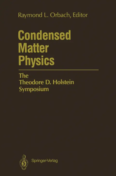 Cover of Condensed Matter Physics