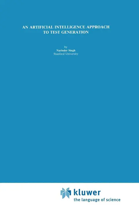 Cover of An Artificial Intelligence Approach to Test Generation