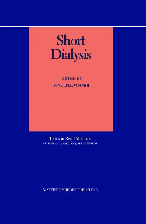 Cover of Short Dialysis