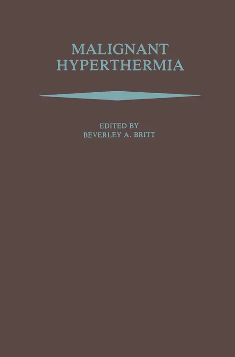 Cover of Malignant Hyperthermia