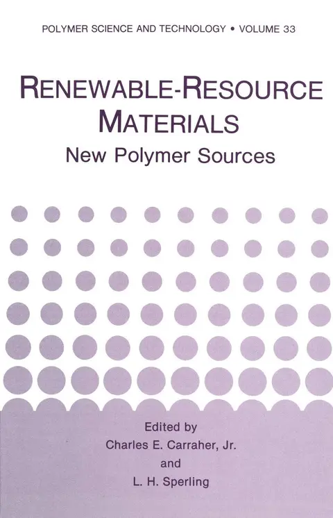 Cover of Renewable-Resource Materials