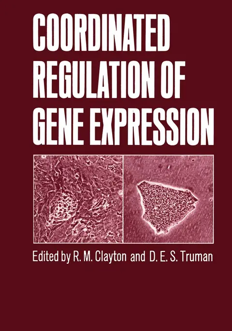 Cover of Coordinated Regulation of Gene Expression