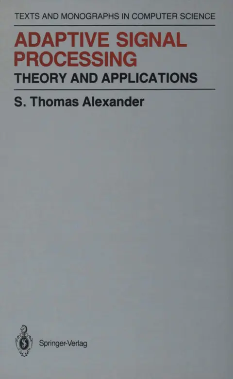Cover of Adaptive Signal Processing