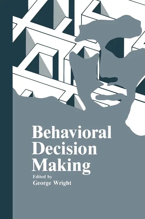 Cover of Behavioral Decision Making