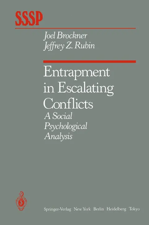 Cover of Entrapment in Escalating Conflicts