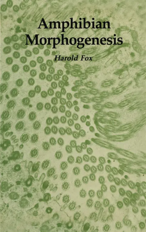 Cover of Amphibian Morphogenesis