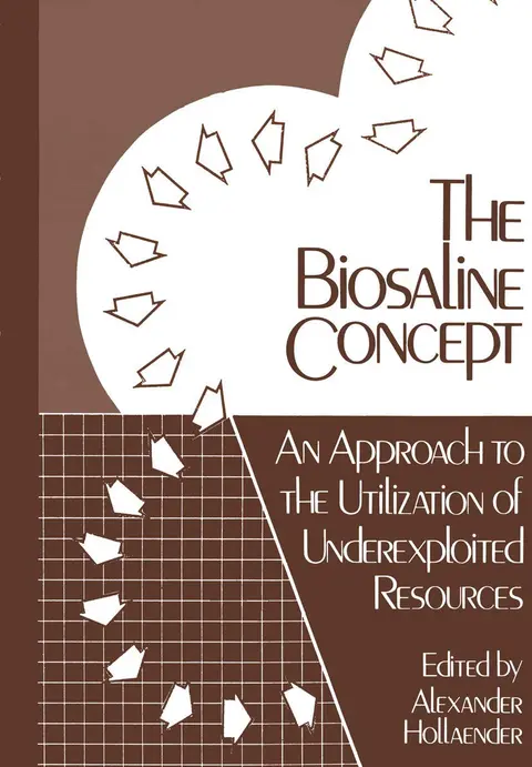 Cover of The Biosaline Concept