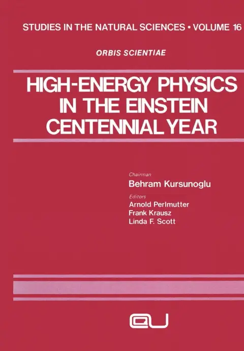 Cover of High-Energy Physics in the Einstein Centennial Year