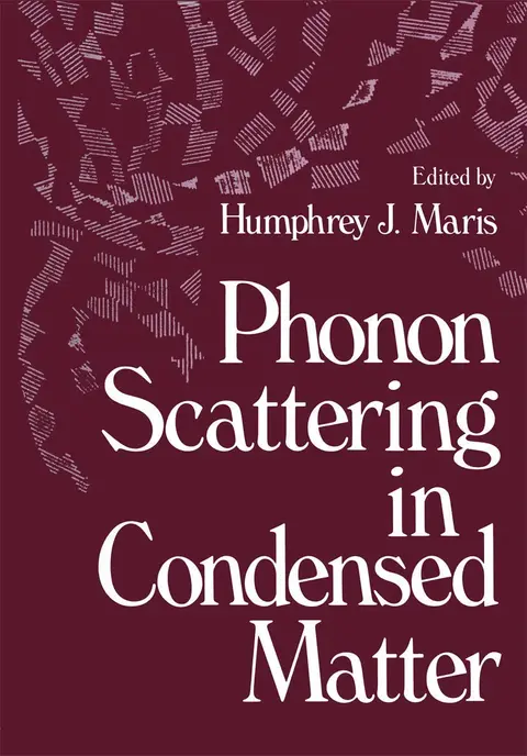 Cover of Phonon Scattering in Condensed Matter