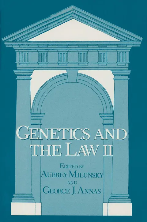 Cover of Genetics and the Law II