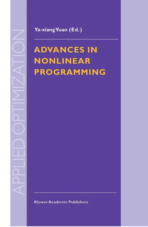 Cover of Advances in Nonlinear Programming