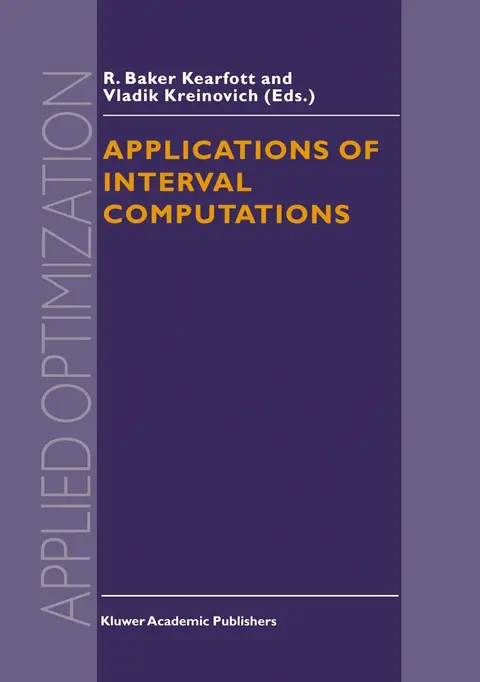 Cover of Applications of Interval Computations