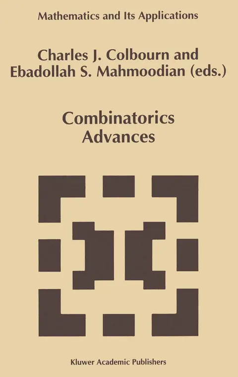 Cover of Combinatorics Advances