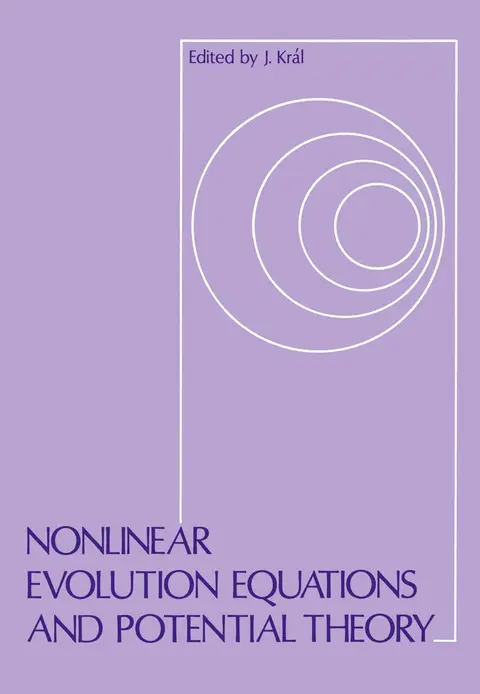 Cover of Nonlinear Evolution Equations and Potential Theory