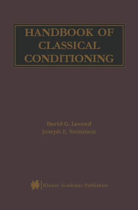 Cover of Handbook of Classical Conditioning