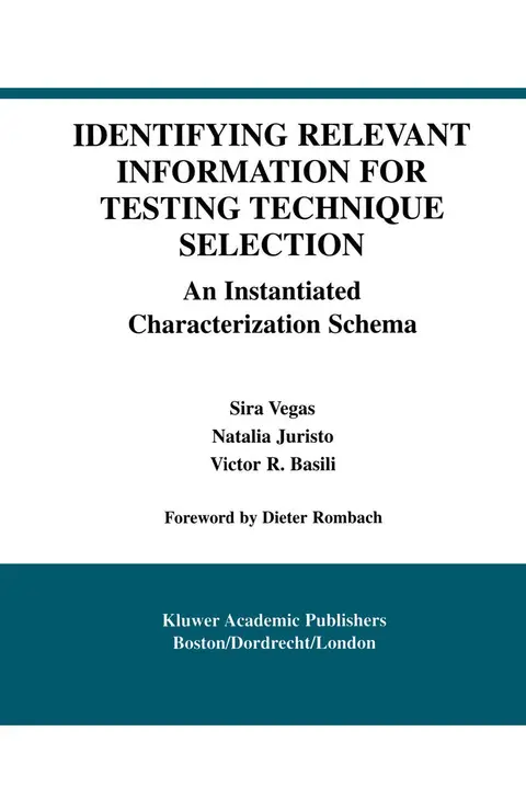 Cover of Identifying Relevant Information for Testing Technique Selection