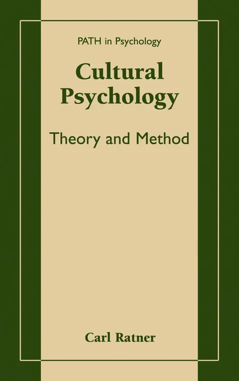 Cover of Cultural Psychology
