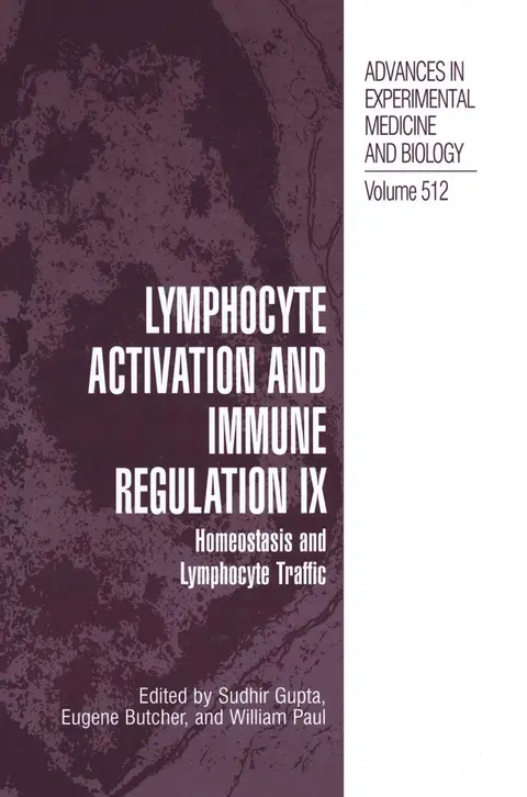 Cover of Lymphocyte Activation and Immune Regulation IX