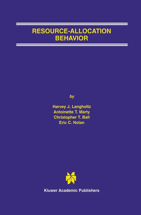 Cover of Resource-Allocation Behavior
