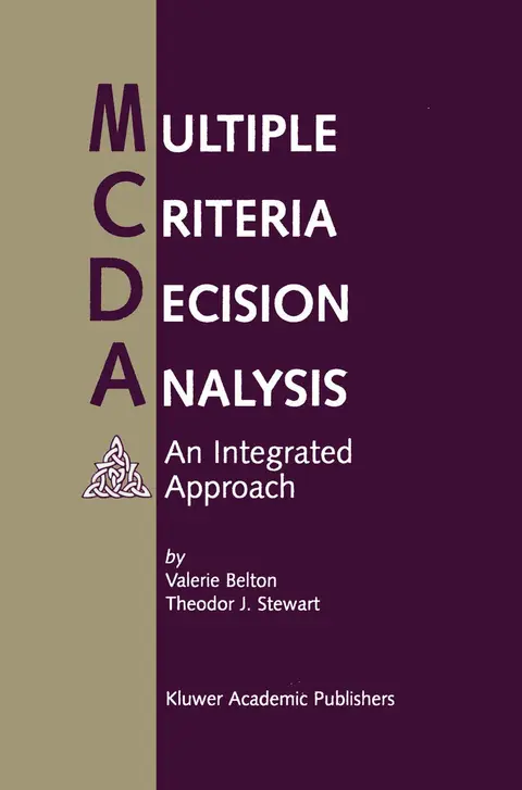 Cover of Multiple Criteria Decision Analysis