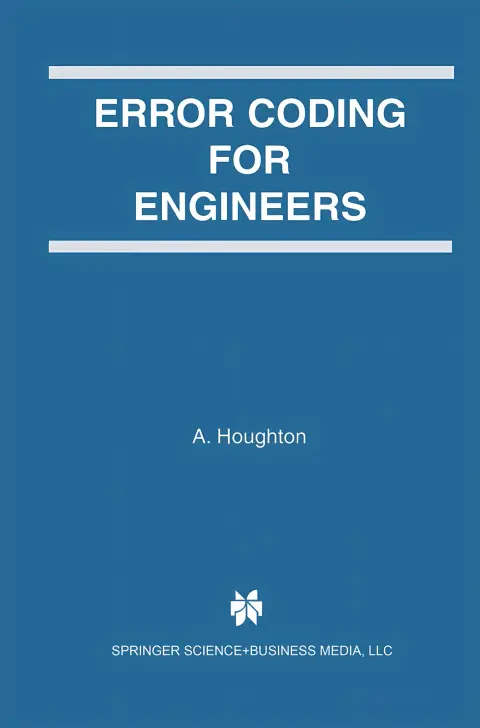 Cover of Error Coding for Engineers