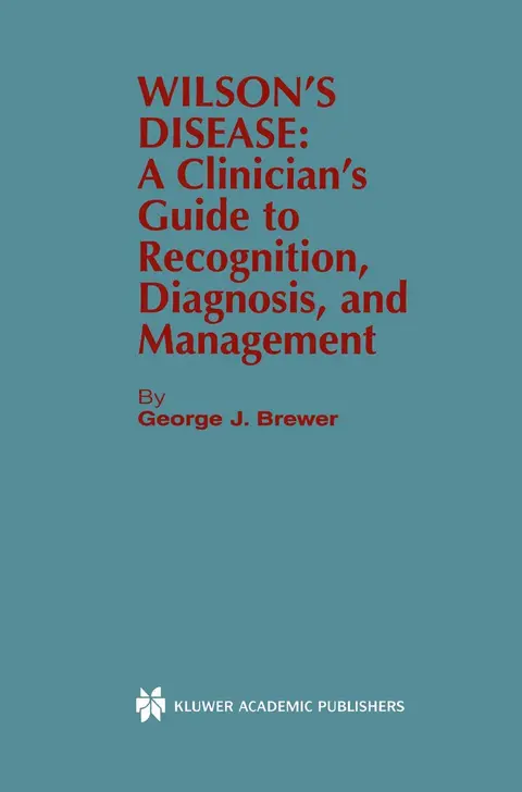 Cover of Wilson's Disease