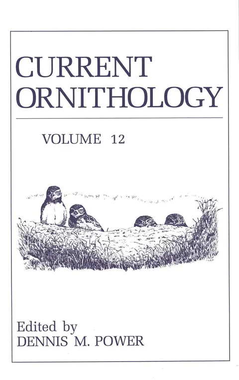 Cover of Current Ornithology