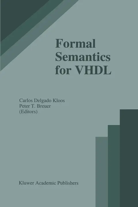 Cover of Formal Semantics for VHDL