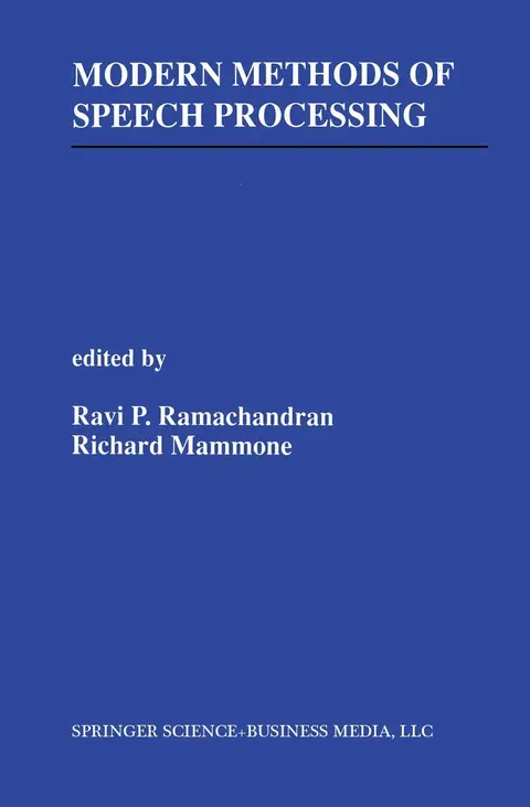 Cover of Modern Methods of Speech Processing