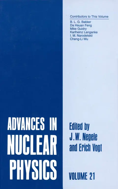 Cover of Advances in Nuclear Physics