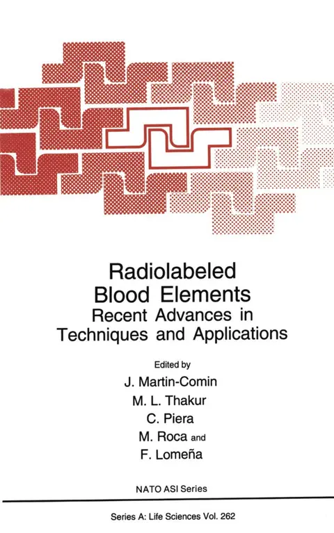 Cover of Radiolabeled Blood Elements