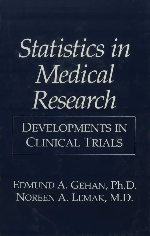 Cover of Statistics in Medical Research