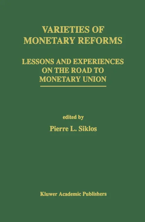 Cover of Varieties of Monetary Reforms