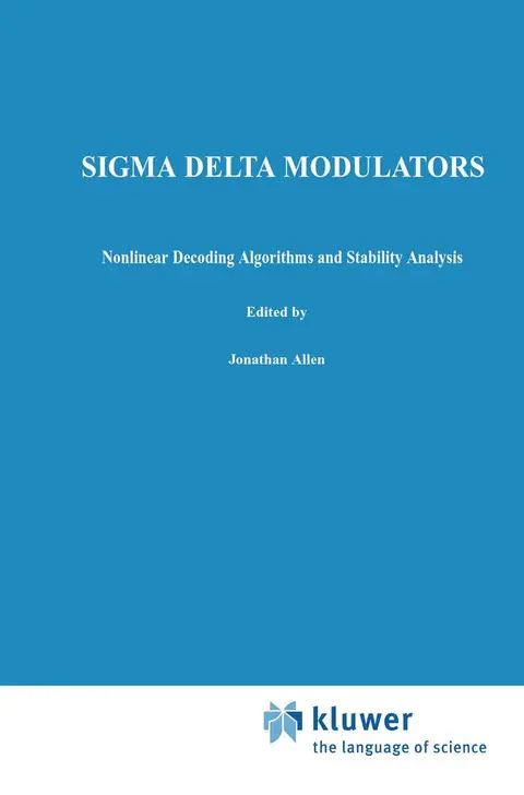 Cover of Sigma Delta Modulators